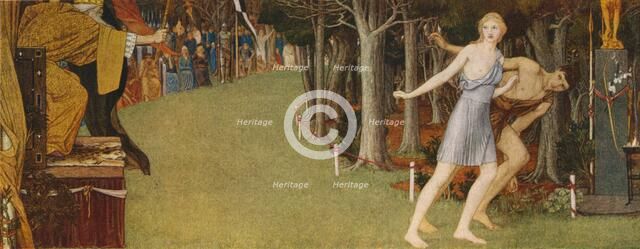 'Atalanta's Race', 1922, (1923). Artist: John Dickson Batten.