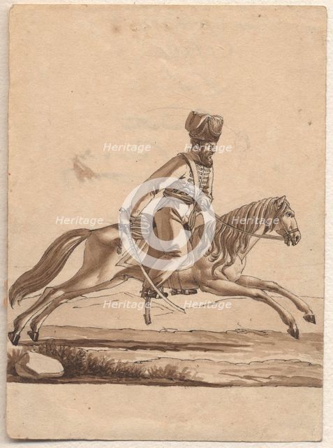 Ataman of Cossacks, 1818. Artist: Anonymous  
