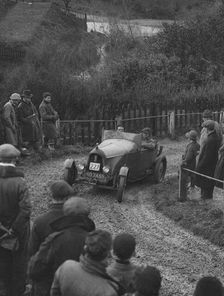 ATC Special of AT Clarke competing in the MCC Exeter Trial, Ibberton Hill, Dorset, 1930. Artist: Bill Brunell