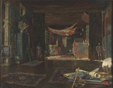 Atelier of the artist at Palazzo Pesaro degli Orfei. Creator: Fortuny y Madrazo, Mariano (1871-1949)