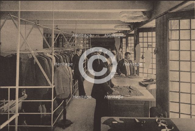 Atelier of the Goldman & Salatsch House Store in Vienna, c. 1910.