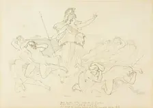 Athena and the Winds, n.d. Creator: John Flaxman