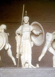 Athena from part of the West Pediment of the Temple of Aphaia, Aegina, Greece, c500 - 480 BC