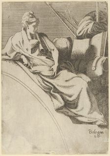 Athena, from the series Twelve Muses and Goddesses ca. 1542-45. Creator: Leon Davent