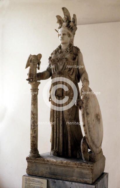 Athena Parthenos (copy) by Phidias.