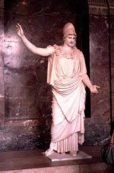 Athena, Roman copy of Greek sculpture, c1st century BC