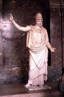 Athena, Roman copy of Greek sculpture, c1st century BC