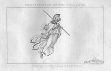 Athena sets foot on the island of Ithaca, c1833. Creator: Unknown