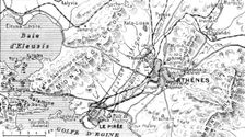 Athenes vue en avion; Athenes et son port le Piree 1916. Creator: Unknown