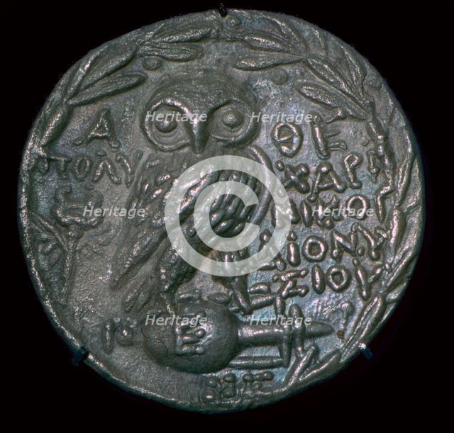 Athenian 'owl' tetradrachm, early 2nd Century. Artist: Unknown