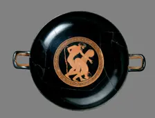 Athenian red-figure cup, man and woman making love, c480BC. Artist: Briseis Painter