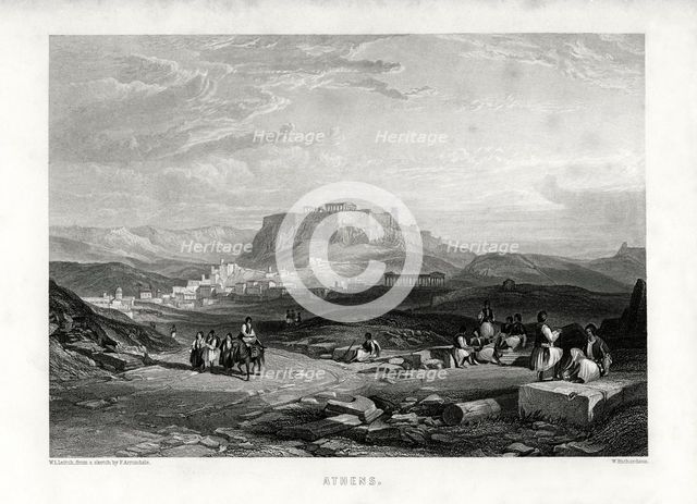 'Athens', Greece, 1887. Artist: W Richardson