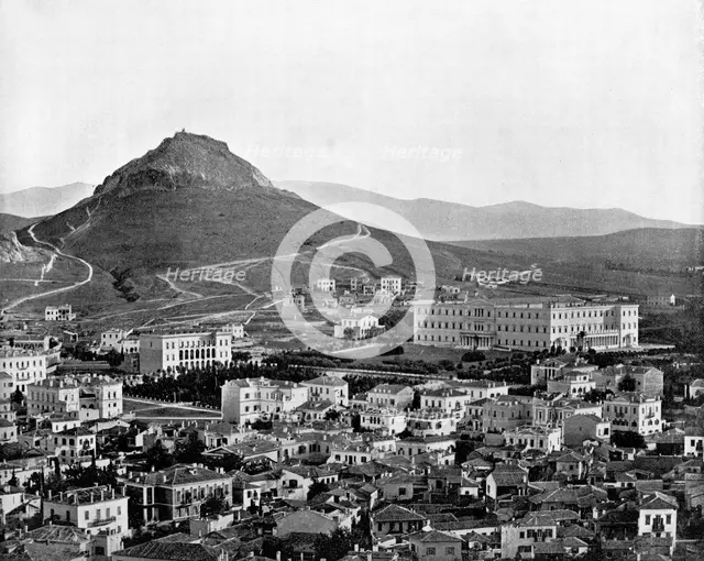 Athens, Greece, 1893.Artist: John L Stoddard