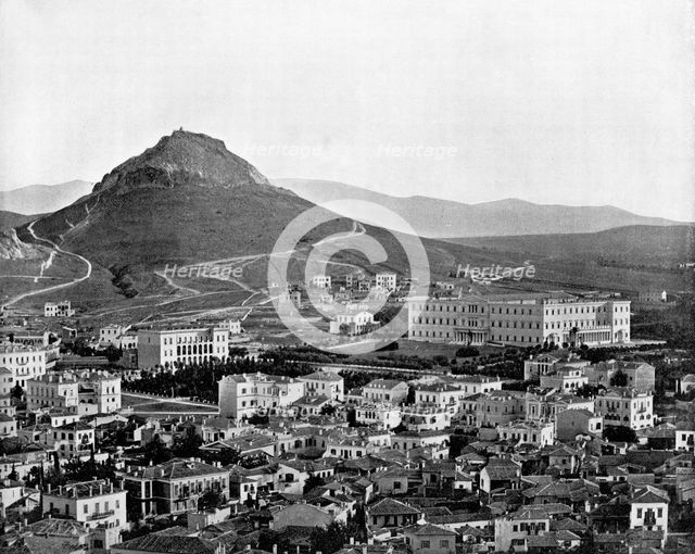 Athens, Greece, 1893.Artist: John L Stoddard