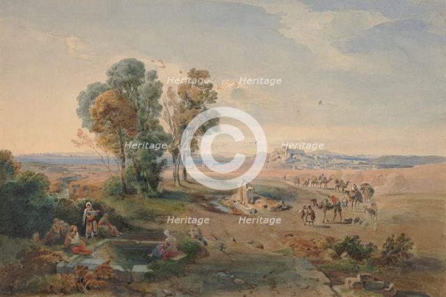 Athens, seen from the well, c1830-1872. Creator: Jakob Becker.