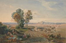 Athens, seen from the well, c1830-1872. Creator: Jakob Becker