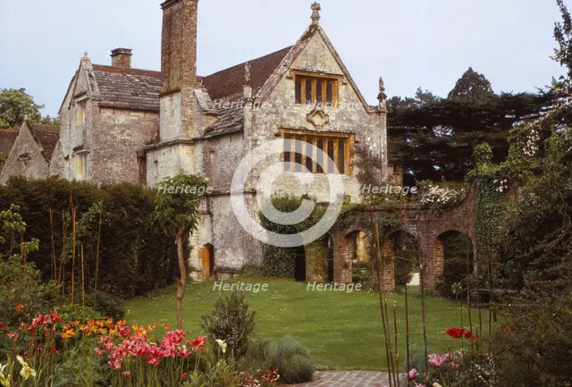 Athelhampton House, Early Tudor Medieval Manor, Dorset, 20th century. Artist: CM Dixon.