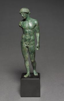 Athlete Making an Offering, c. 450-425 BC. Creator: Unknown