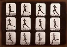 Athlete, running, 1881. Creator: Eadweard J Muybridge
