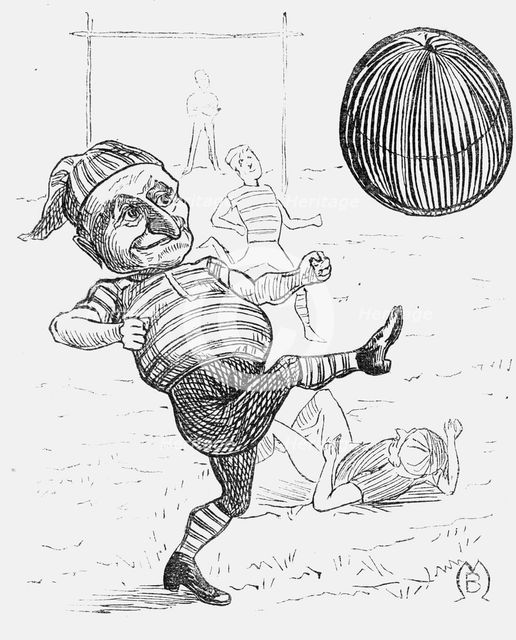 'Athletes and Animals', 1876. Creator: Montagu Blatchford.