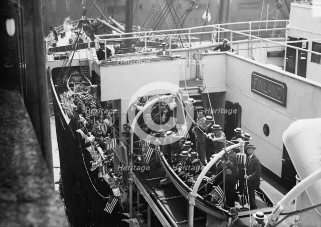 Athletes on FINLAND, 1912. Creator: Bain News Service.