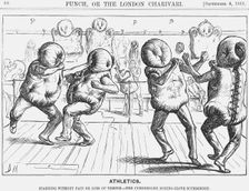 Athletics 1869. Creator: George du Maurier