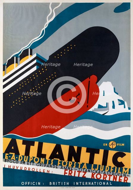 Atlantic, 1930. Artist: Carlsund, Otto Gustaf (1897-1948)