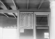 Atlantic Coast Aero-Nautical Statn. - Schedule of Aerial Fares, Early Venture In Passenger..., 1915. Creator: Harris & Ewing
