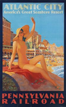 Atlantic City. Pennsylvania Railroad, c1935. Creator: Eggleston, Edward Mason (1882-1941)