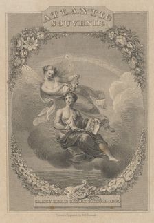 Atlantic Souvenir (title page), 1829. Creator: Asher Brown Durand