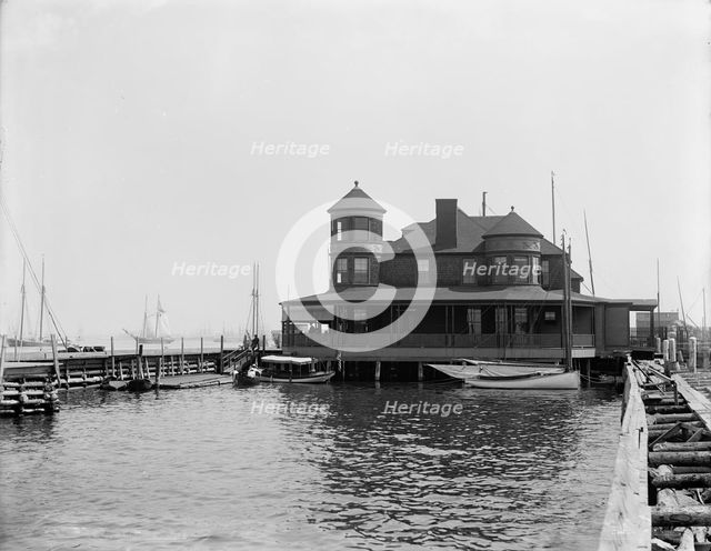 Atlantic Yacht Club House, Bay Ridge, between 1880 and 1930. Creator: Unknown.