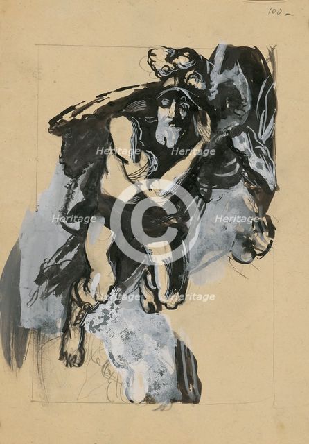 Atlantis in a helmet, 1940-1944. Creator: Ján Novák.