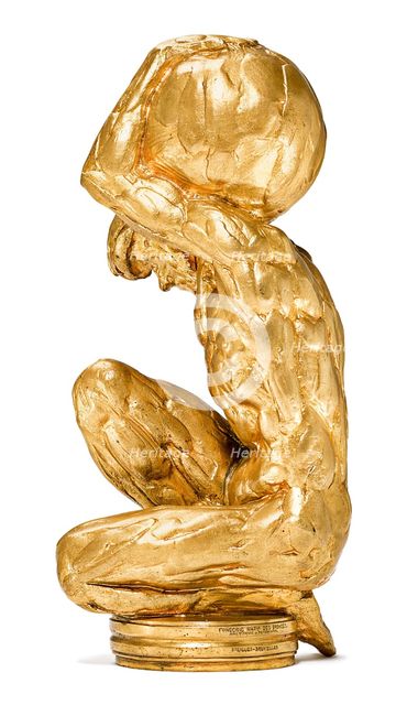 Atlas (hood ornament), 1915. Creator: Bugatti; Rembrandt (1884-1916).