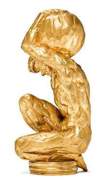 Atlas (hood ornament), 1915. Creator: Bugatti; Rembrandt (1884-1916)