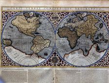 Atlas of Gerardus Mercator 1595. World Map