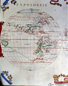 Atlas of Joan Martines, Messina, 1582. Portulan chart of the Americas