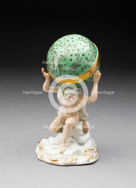 Atlas of the World, Meissen, 18th-19th century. Creator: Meissen Porcelain.