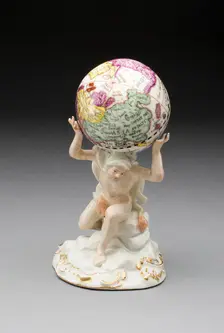 Atlas of the World, Meissen, 18th-19th century. Creator: Meissen Porcelain