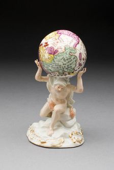 Atlas of the World, Meissen, 18th-19th century. Creator: Meissen Porcelain