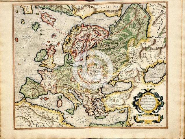 Atlas sive Cosmographicae Meditationes de Fabrica Mundi et Fabricati Fugura (Europe: Livonia, Russia Artist: Mercator, Gerardus (1512-1594)