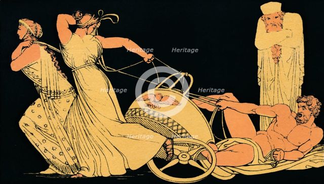 'Atossa's Dream', 1880. Artist: Flaxman.