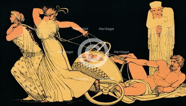 'Atossa's Dream', 1880. Artist: Flaxman.