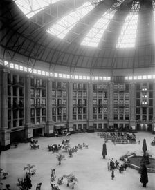 Atrium of New West Baden Springs Hotel, West BadenSprings, Ind., between 1900 and 1915. Creator: Unknown