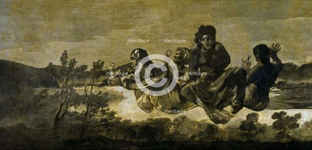 Atropos (The Fates). Artist: Goya, Francisco, de (1746-1828)