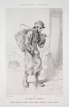 Au Coin de la Borne. Creator: Paul Gavarni (French, 1804-1866)