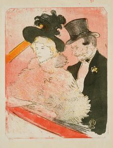 Au concert, 1896. Creator: Toulouse-Lautrec, Henri, de (1864-1901)