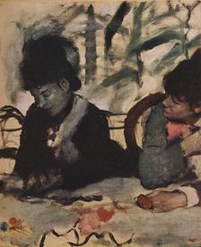 Au Café c1875. Artist: Edgar Degas