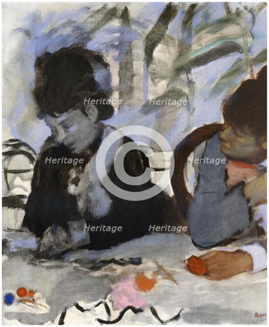 'Au Cafe', c1877-1880 (1958). Artist: Unknown