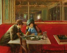 Au Café. Creator: Béraud, Jean (1849-1936)