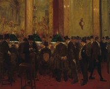 Au cercle, 1908. Creator: Jean Beraud